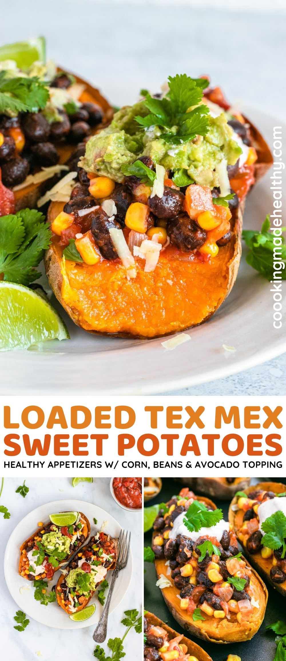 Tex Mex Sweet Potatoes collage