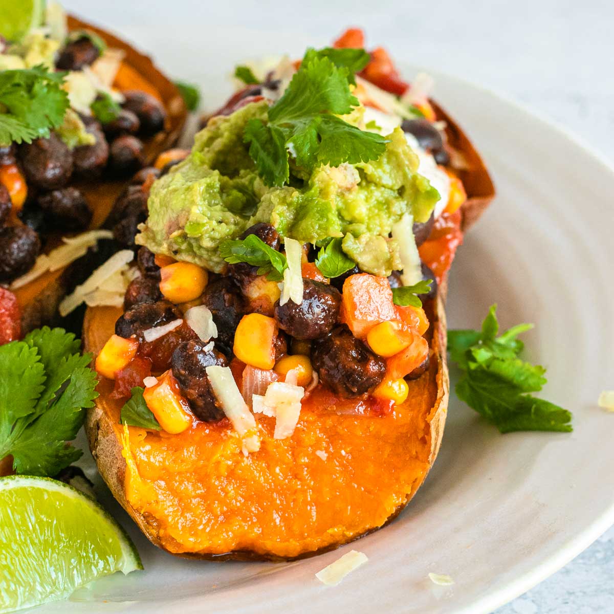 Loaded Tex Mex Sweet Potatoes Recipe Cooking Made Healthy