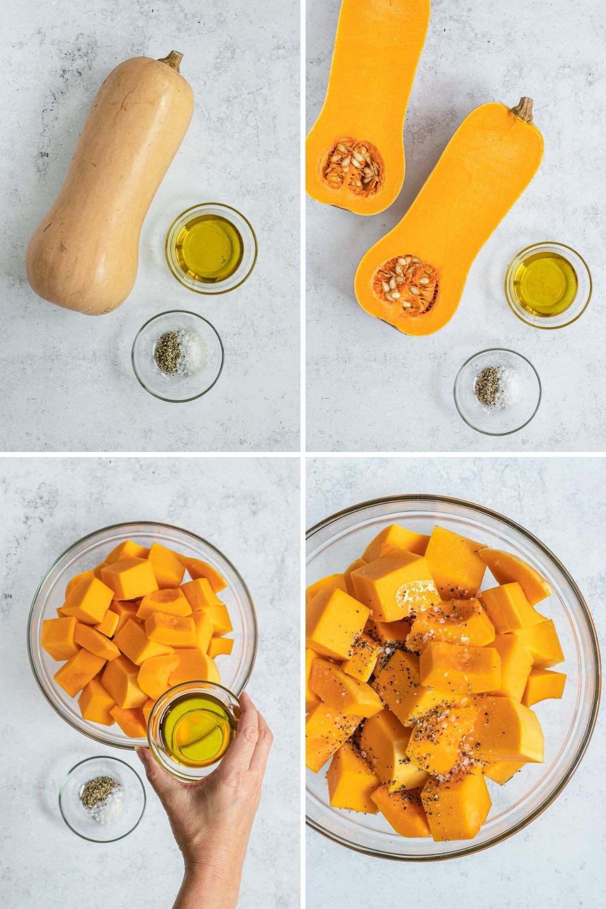 Roasted Butternut Squash collage