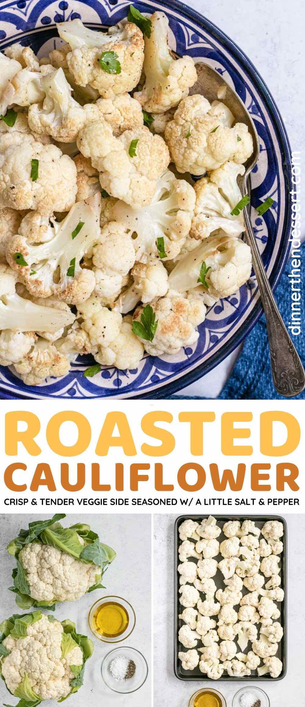 Roasted Cauliflower collage