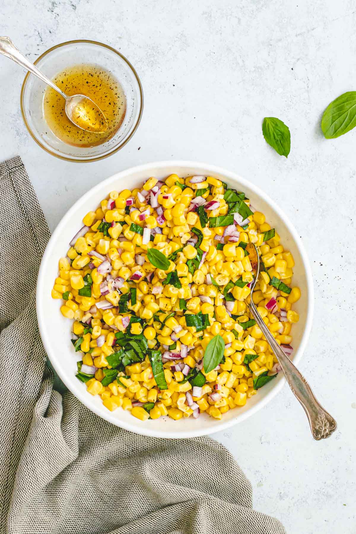 Corn Salad in bowl