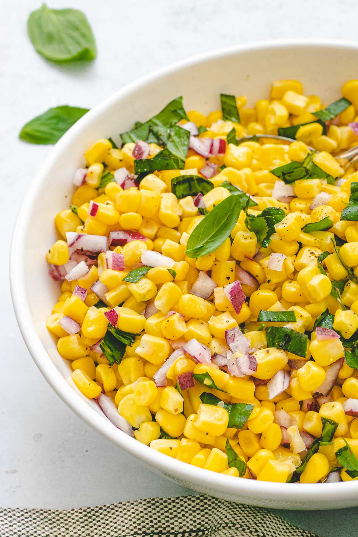 Corn Salad in bowl