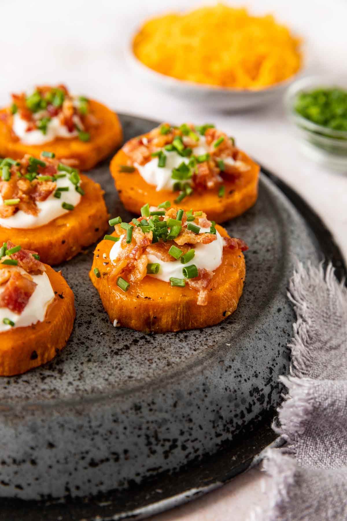 Healthy Baked Sweet Potato Rounds - Parties With A Cause