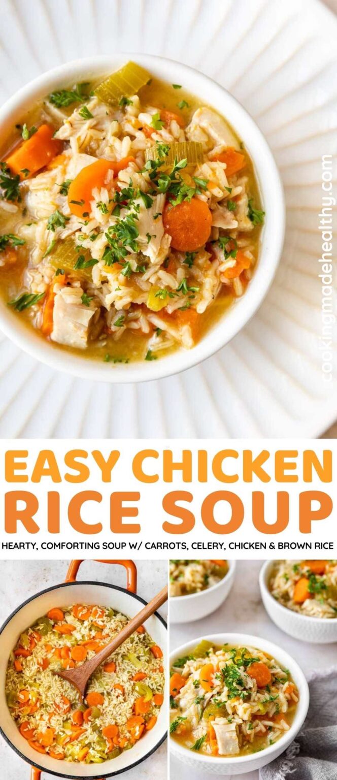 Chicken Rice Soup Recipe - Cooking Made Healthy
