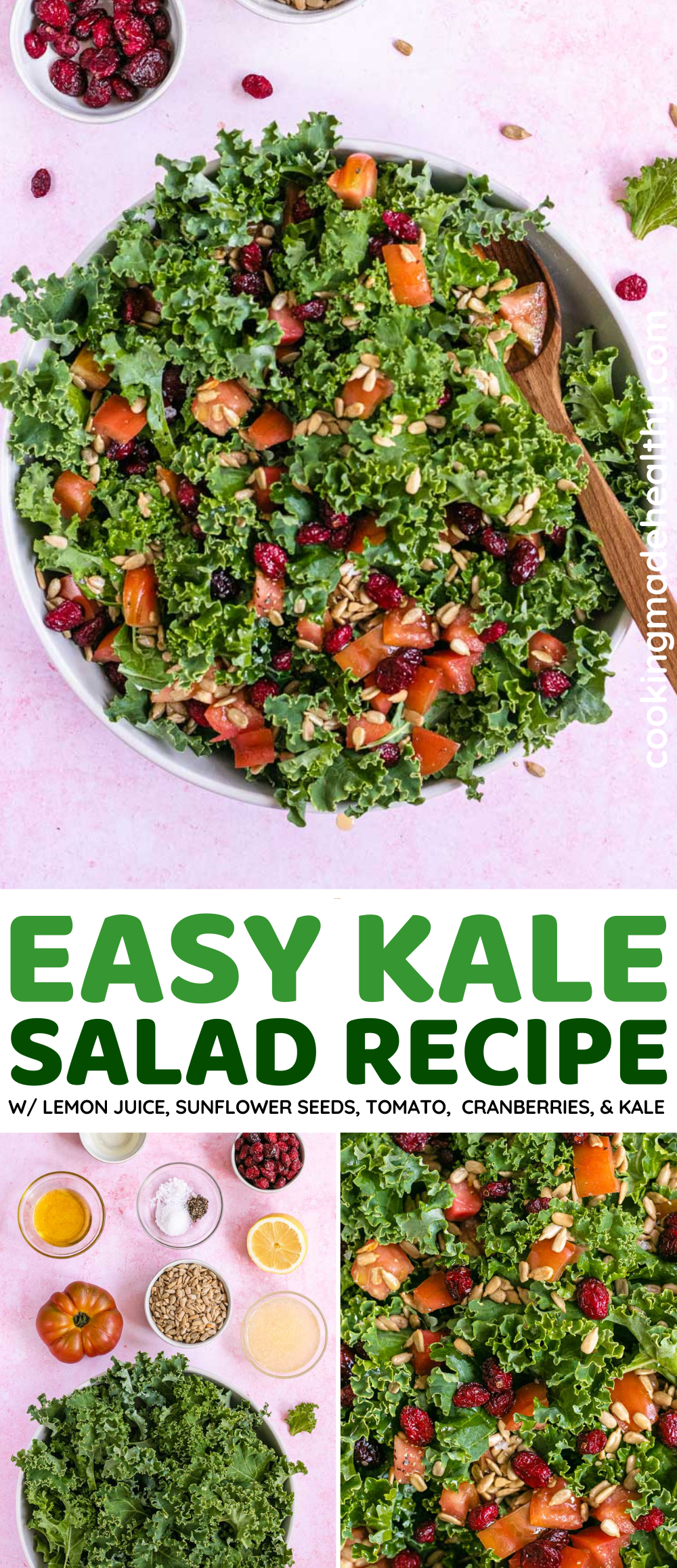 Kale Salad collage
