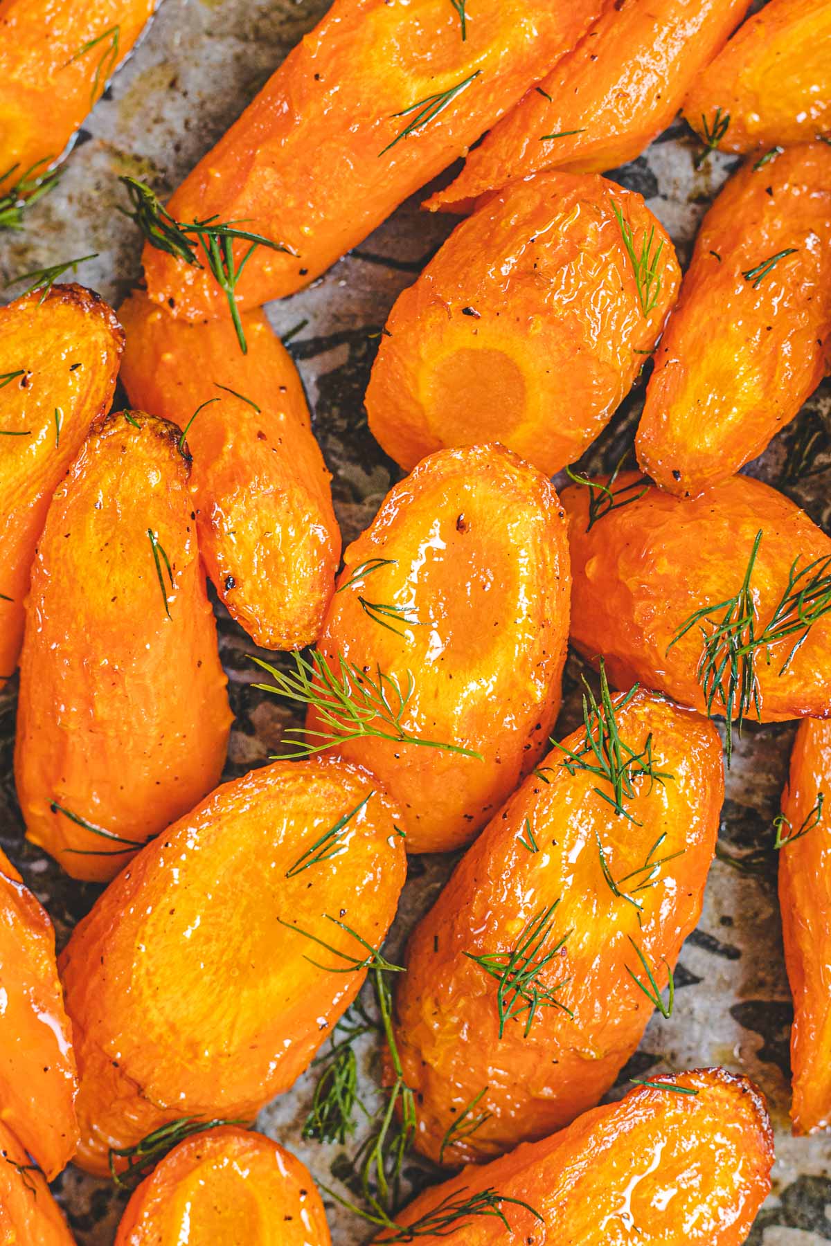 Roasted Carrots close up