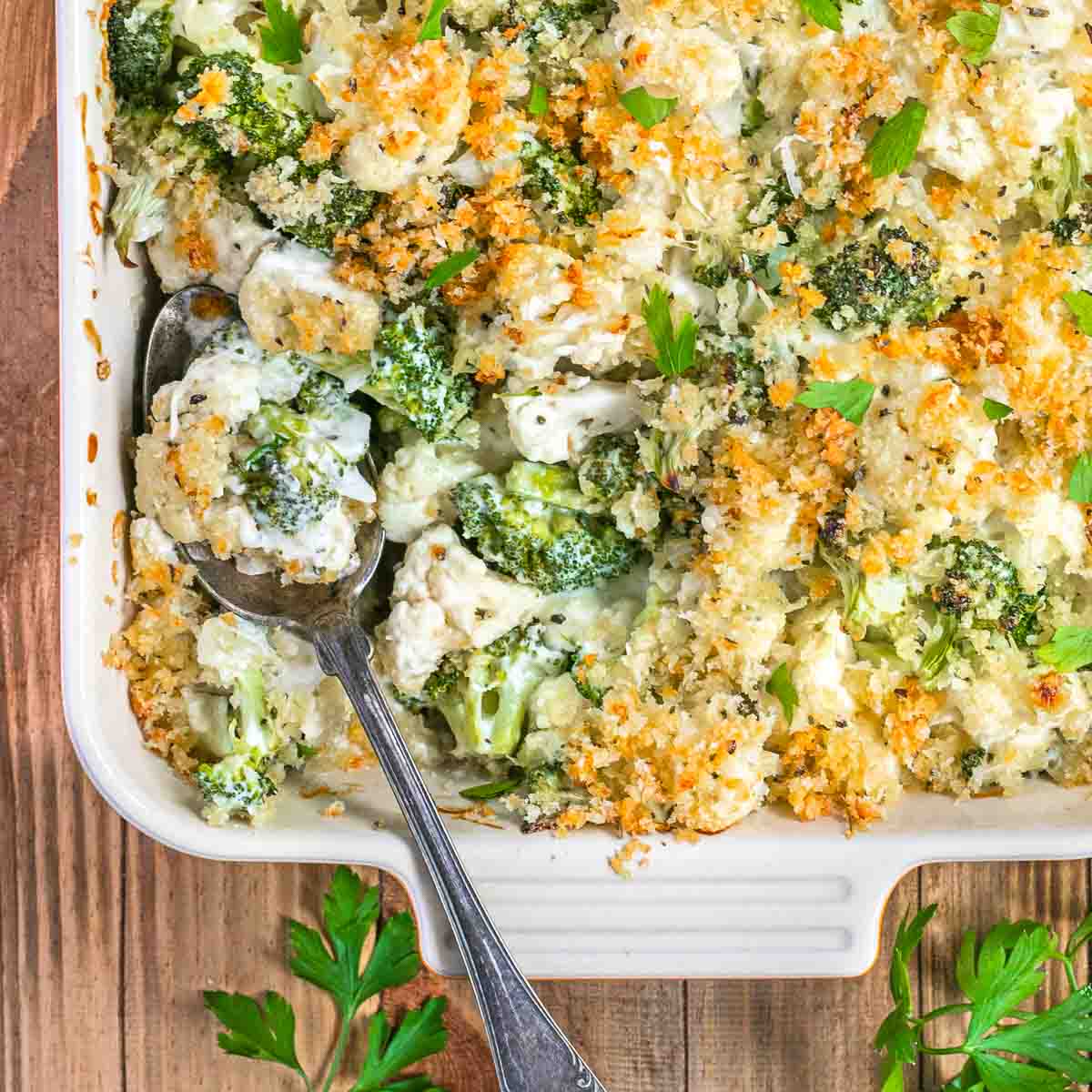 Broccoli Cauliflower Casserole Recipe - Cooking Made Healthy