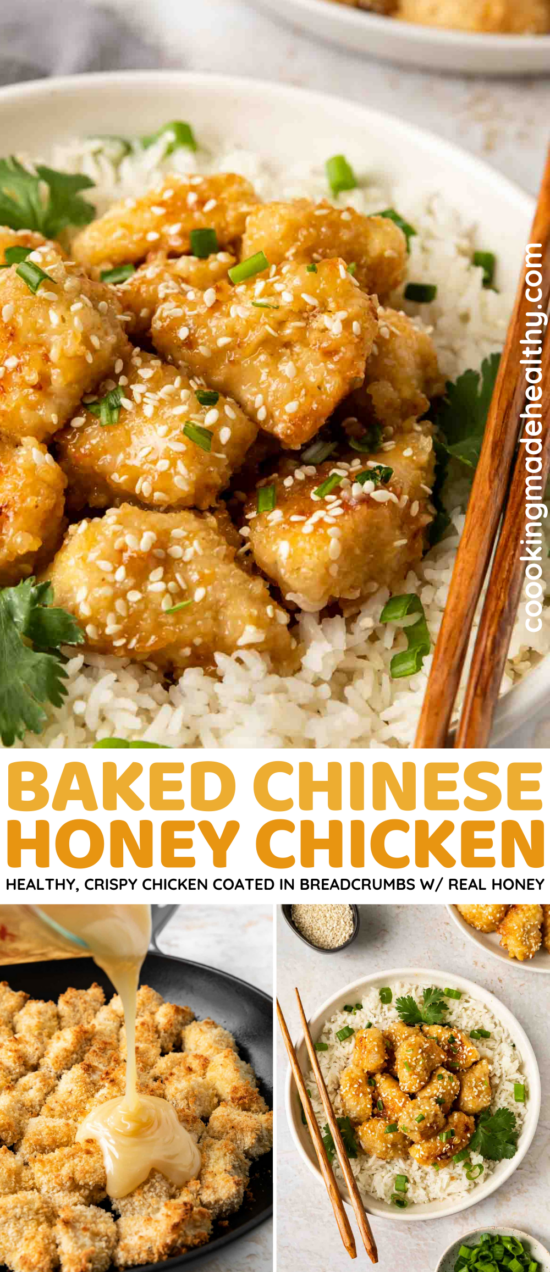 Baked Chinese Honey Chicken Recipe - Cooking Made Healthy