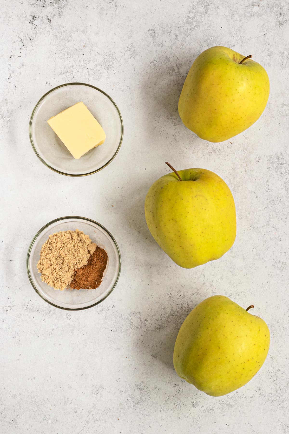 Healthy Cinnamon Baked Apples ingredients