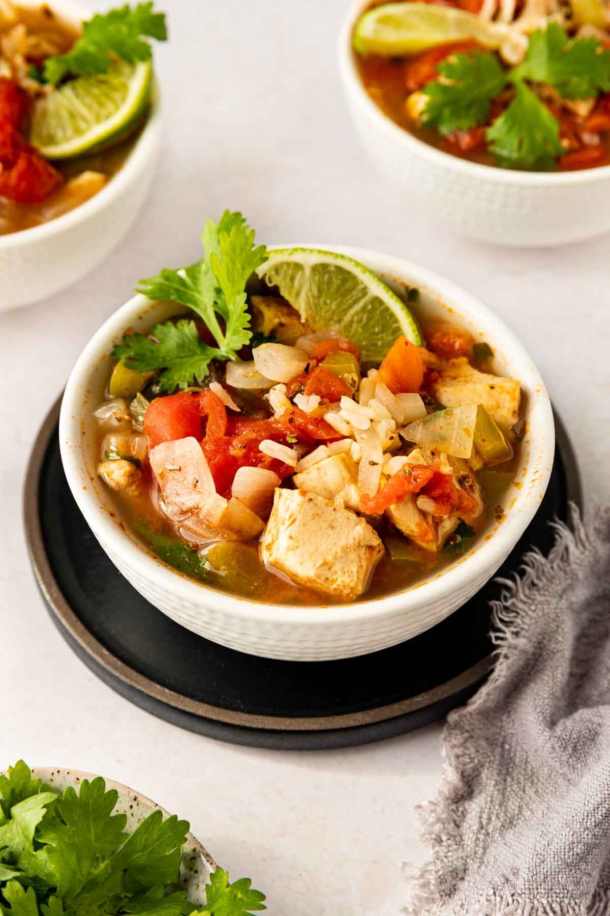 Mexican Chicken Stew in bowl