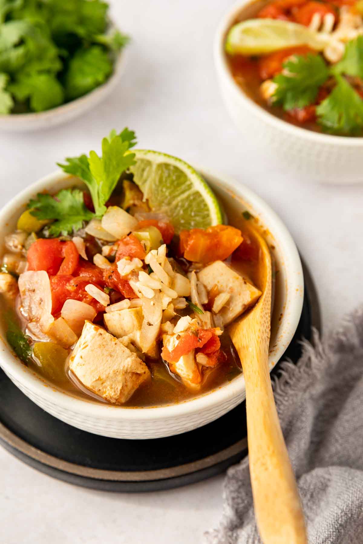 Mexican Chicken Stew in bowl